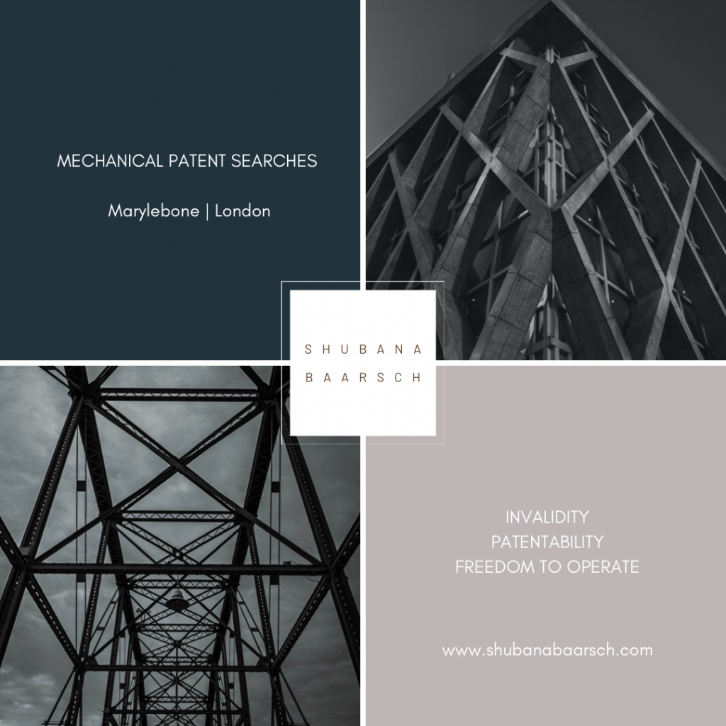 Freelance Mechanical Patent Searcher London